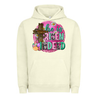 Pigment Pistachio he is risen indeed easter Urban Hoodie - Neo Western