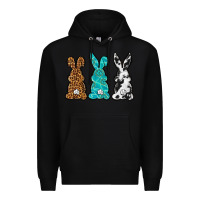 Black Western Happy Easter peeps Premium Hoodie - Neo Western