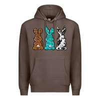 Coffee Western Happy Easter peeps Premium Hoodie - Neo Western