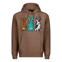 Chestnut Western Happy Easter peeps Premium Hoodie - Neo Western