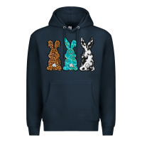 Navy Western Happy Easter peeps Premium Hoodie - Neo Western