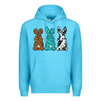 Ocean Blue Western Happy Easter peeps Premium Hoodie - Neo Western