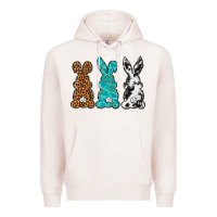 Pale Pink Western Happy Easter peeps Premium Hoodie - Neo Western