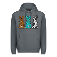 Rock Western Happy Easter peeps Premium Hoodie - Neo Western