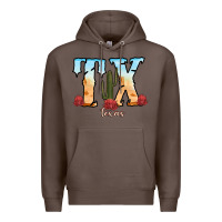 Coffee texas cactus Premium Hoodie - RanaPortraitStore