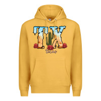 Mustard texas cactus Premium Hoodie - RanaPortraitStore