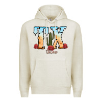 Oatmeal Heather texas cactus Premium Hoodie - RanaPortraitStore