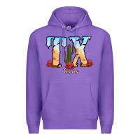 Purple texas cactus Premium Hoodie - RanaPortraitStore