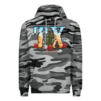Slate Camo texas cactus Premium Hoodie - RanaPortraitStore