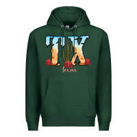 Sports Green texas cactus Premium Hoodie - RanaPortraitStore