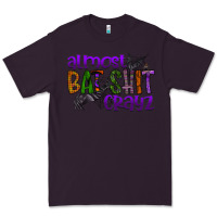Plum almost bat shit crayz Premium Tee - SublimationCraftShop