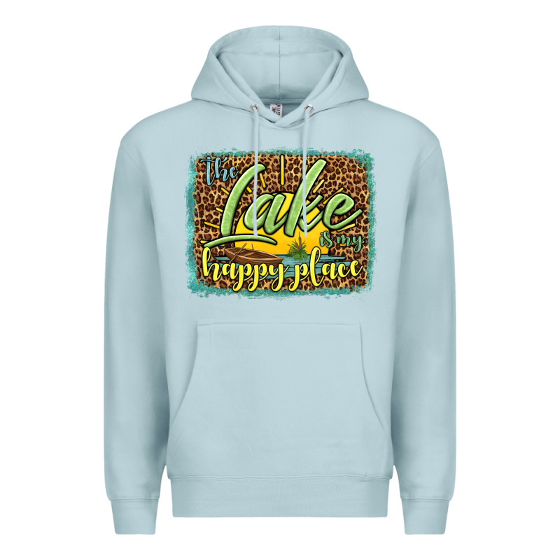 The Lake Is My Happy Place Premium Hoodie by HRA Design Shop | Teevron