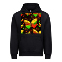 Black juneteenth butterflies seamless pattern Urban Hoodie - HRA Design Shop