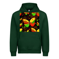 Forest Green juneteenth butterflies seamless pattern Urban Hoodie - HRA Design Shop