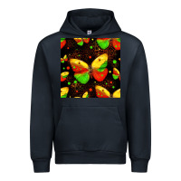 Navy juneteenth butterflies seamless pattern Urban Hoodie - HRA Design Shop