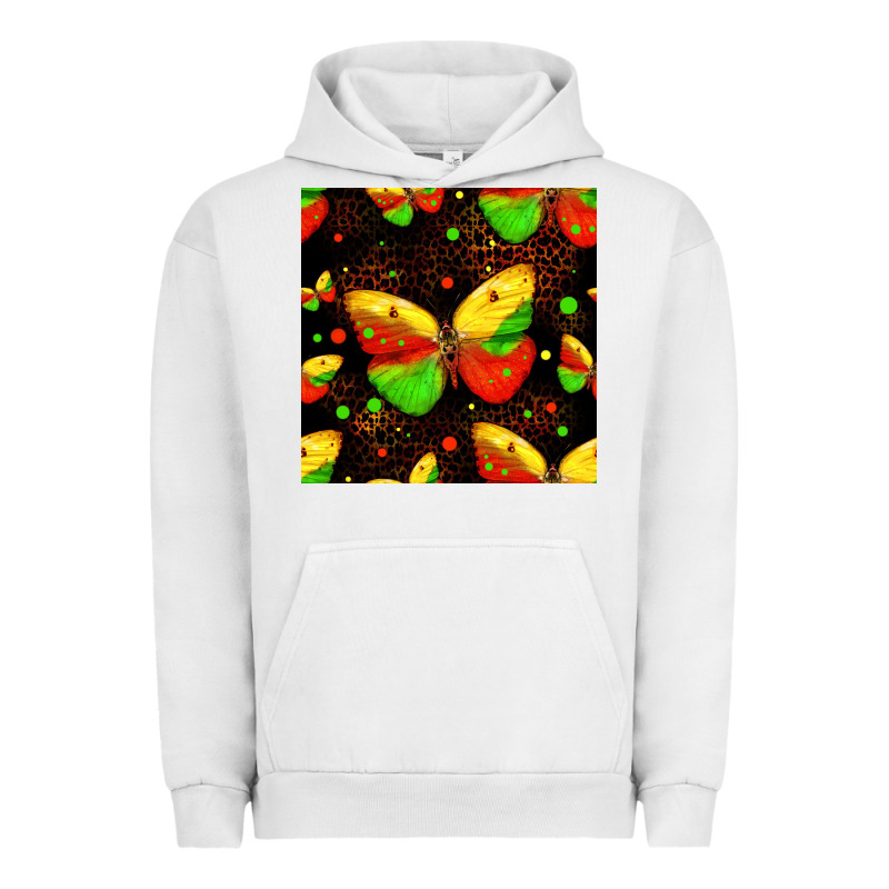 Juneteenth Butterflies Seamless Pattern Urban Hoodie by HRA Design Shop | Teevron