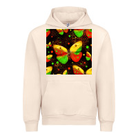 Sandshell juneteenth butterflies seamless pattern Urban Hoodie - HRA Design Shop