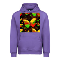 Tulip juneteenth butterflies seamless pattern Urban Hoodie - HRA Design Shop
