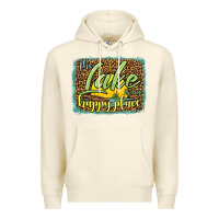 The Lake Is My Happy Place Premium Hoodie | Teevron