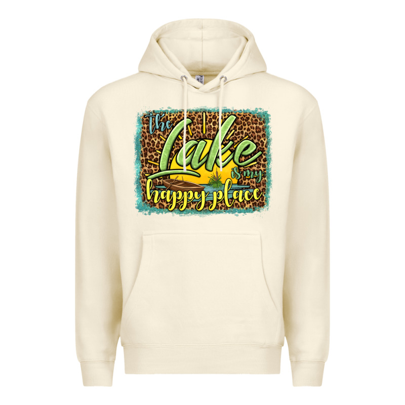 The Lake Is My Happy Place Premium Hoodie by HRA Design Shop | Teevron