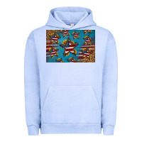 Pigment Grape Ice 4th of july stars skinny metal can holder Urban Hoodie - HRA Design Shop
