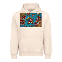 Sandshell 4th of july stars skinny metal can holder Urban Hoodie - HRA Design Shop