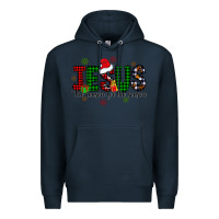Navy jesus the season for the season Premium Hoodie - CowhideDigitalArt