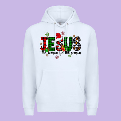 Jesus The Season For The Season Premium Hoodie Designed By Cowhidedigitalart