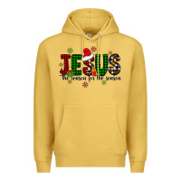 Antique Gold jesus the season for the season Premium Hoodie - CowhideDigitalArt