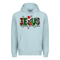Blue Mist jesus the season for the season Premium Hoodie - CowhideDigitalArt
