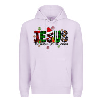 Lilac jesus the season for the season Premium Hoodie - CowhideDigitalArt