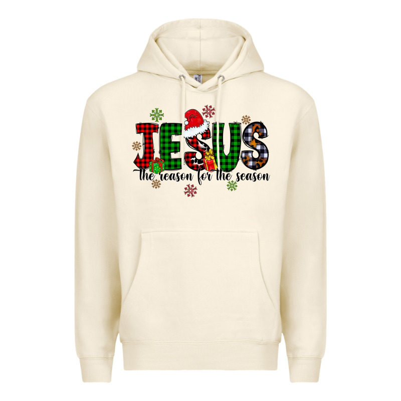 Jesus The Season For The Season Premium Hoodie by CowhideDigitalArt | Teevron