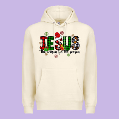 Jesus The Season For The Season Premium Hoodie Designed By Cowhidedigitalart
