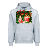 Heather Grey tis the season Urban Hoodie - FaDigitalArtStudio