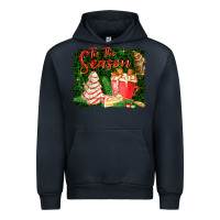 Navy tis the season Urban Hoodie - FaDigitalArtStudio