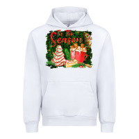 White tis the season Urban Hoodie - FaDigitalArtStudio