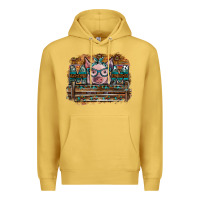 Antique Gold mom pig Premium Hoodie - SublimationCraftShop