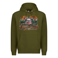Army Green mom pig Premium Hoodie - SublimationCraftShop