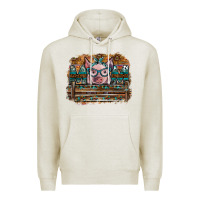 Oatmeal Heather mom pig Premium Hoodie - SublimationCraftShop