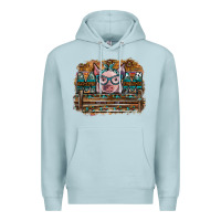 Blue Mist mom pig Premium Hoodie - SublimationCraftShop
