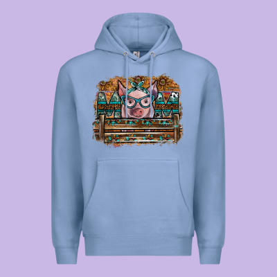 Mom Pig Premium Hoodie Designed By Sublimationcraftshop