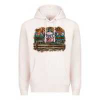 Pale Pink mom pig Premium Hoodie - SublimationCraftShop