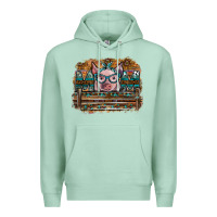 Seafoam mom pig Premium Hoodie - SublimationCraftShop