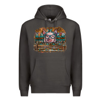Smoke mom pig Premium Hoodie - SublimationCraftShop