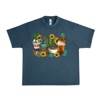 Midnight Navy Coffee cups Urban Heavy Tee - Artiststas