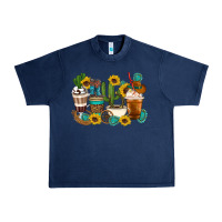 Navy Coffee cups Urban Heavy Tee - Artiststas