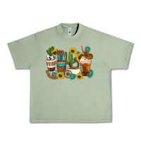 Oil Green Coffee cups Urban Heavy Tee - Artiststas