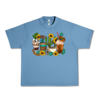 Pebble Blue Coffee cups Urban Heavy Tee - Artiststas