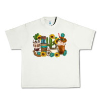Pistachio Coffee cups Urban Heavy Tee - Artiststas