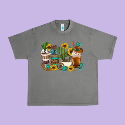 Coffee Cups Urban Heavy Tee Designed By Artiststas